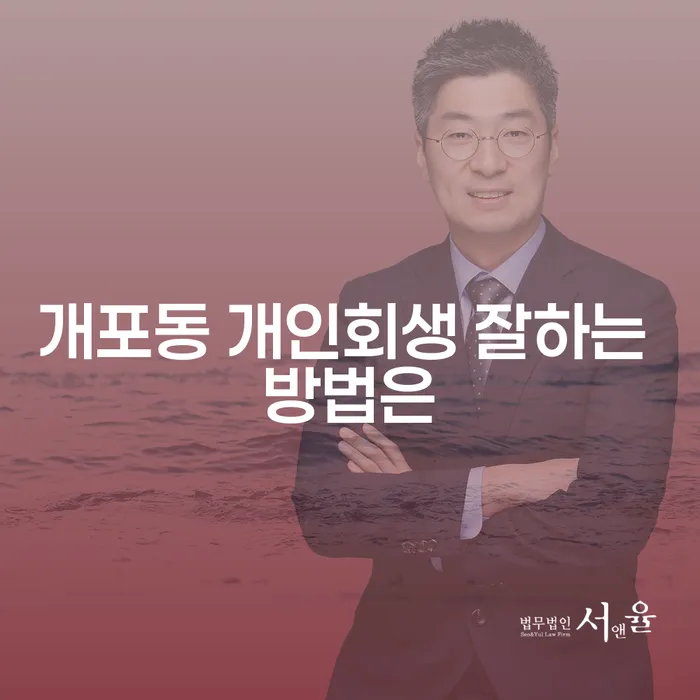 개포동 개인회생 잘하는 방법은